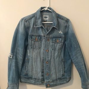 SOLD - Distressed Denim Jacket